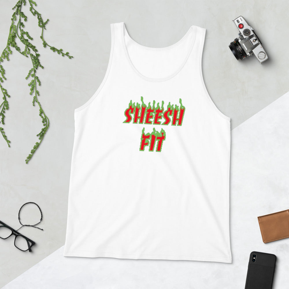 Red and Green Sheeshfit Tank