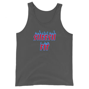 Sheesh Fit (Red & Blue) Tank Tops