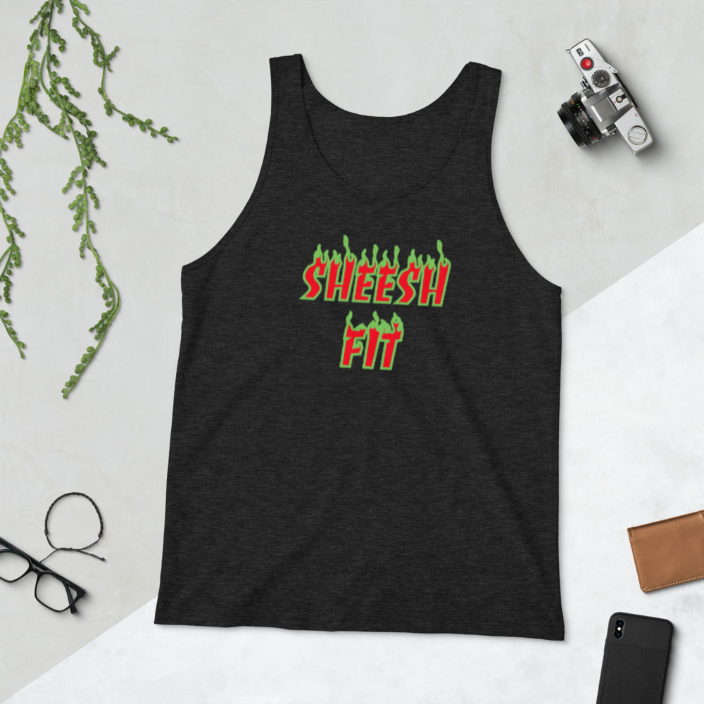 Red and Green Sheeshfit Tank