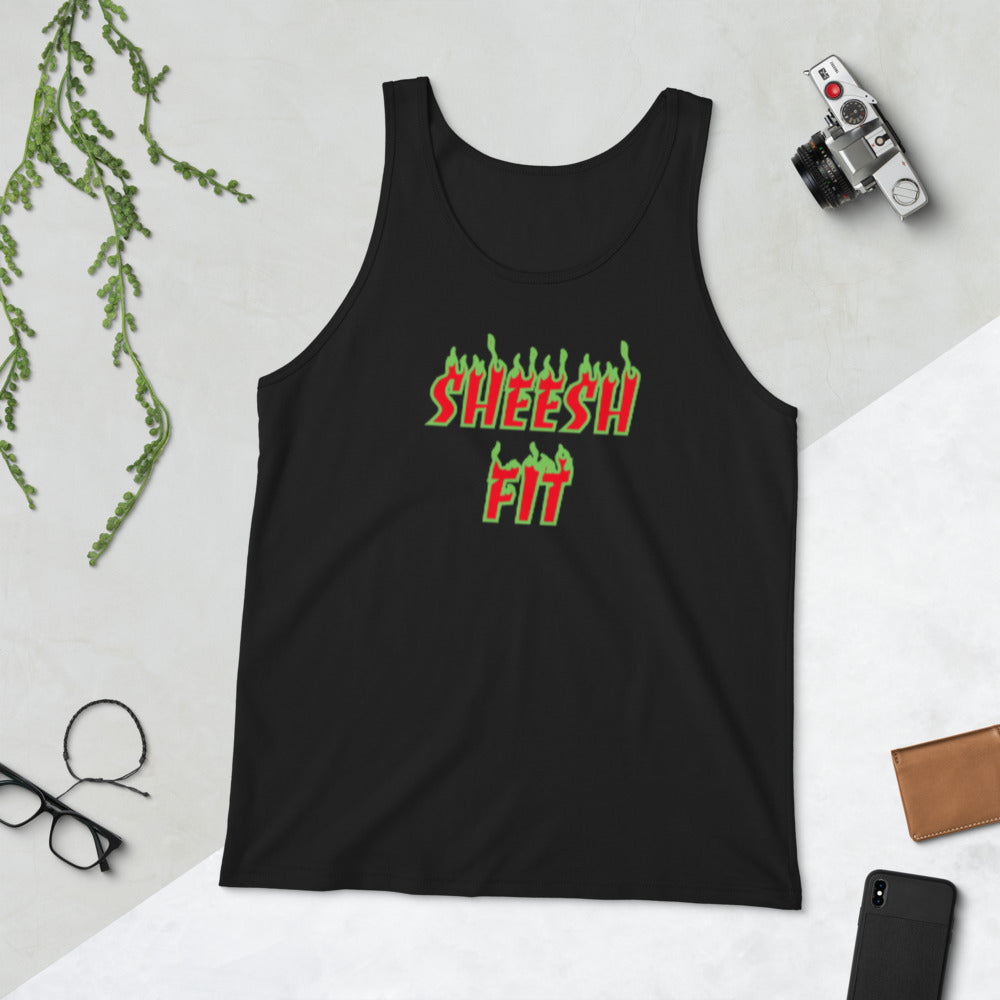 Red and Green Sheeshfit Tank