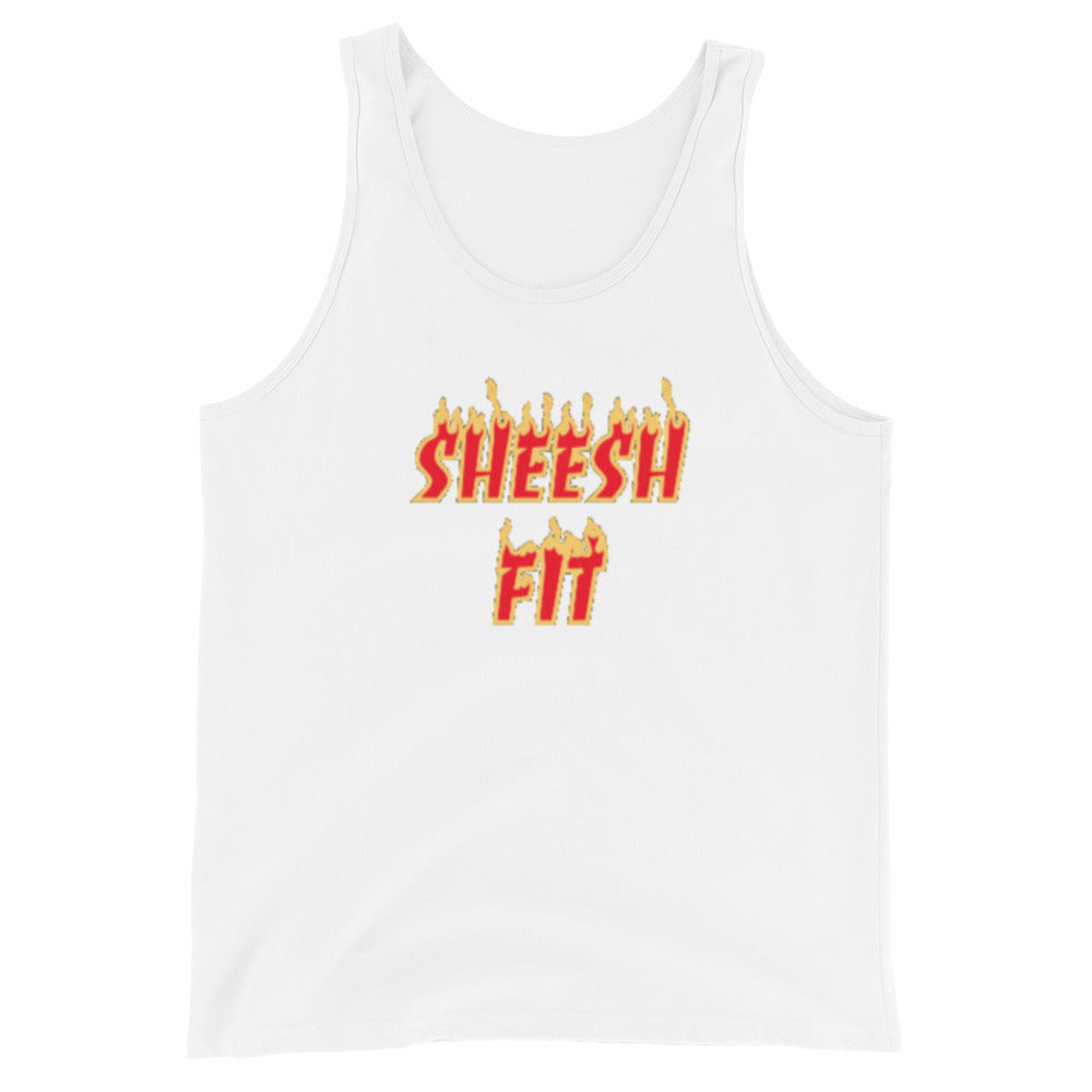 Sheesh Fit (Red & Yellow) Tanks