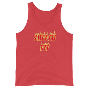 Sheesh Fit (Red & Yellow) Tanks