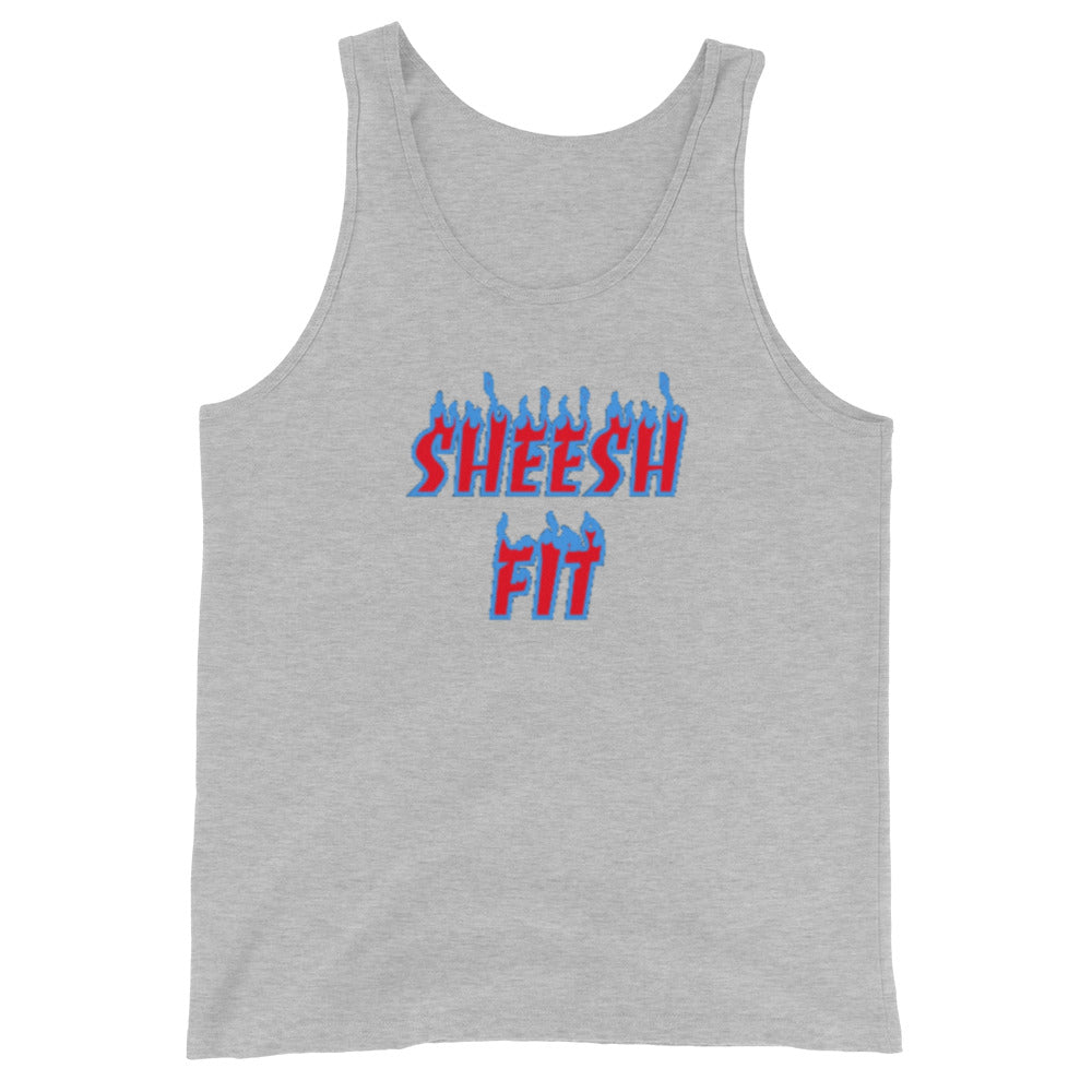 Sheesh Fit (Red & Blue) Tank Tops