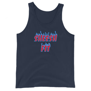 Sheesh Fit (Red & Blue) Tank Tops