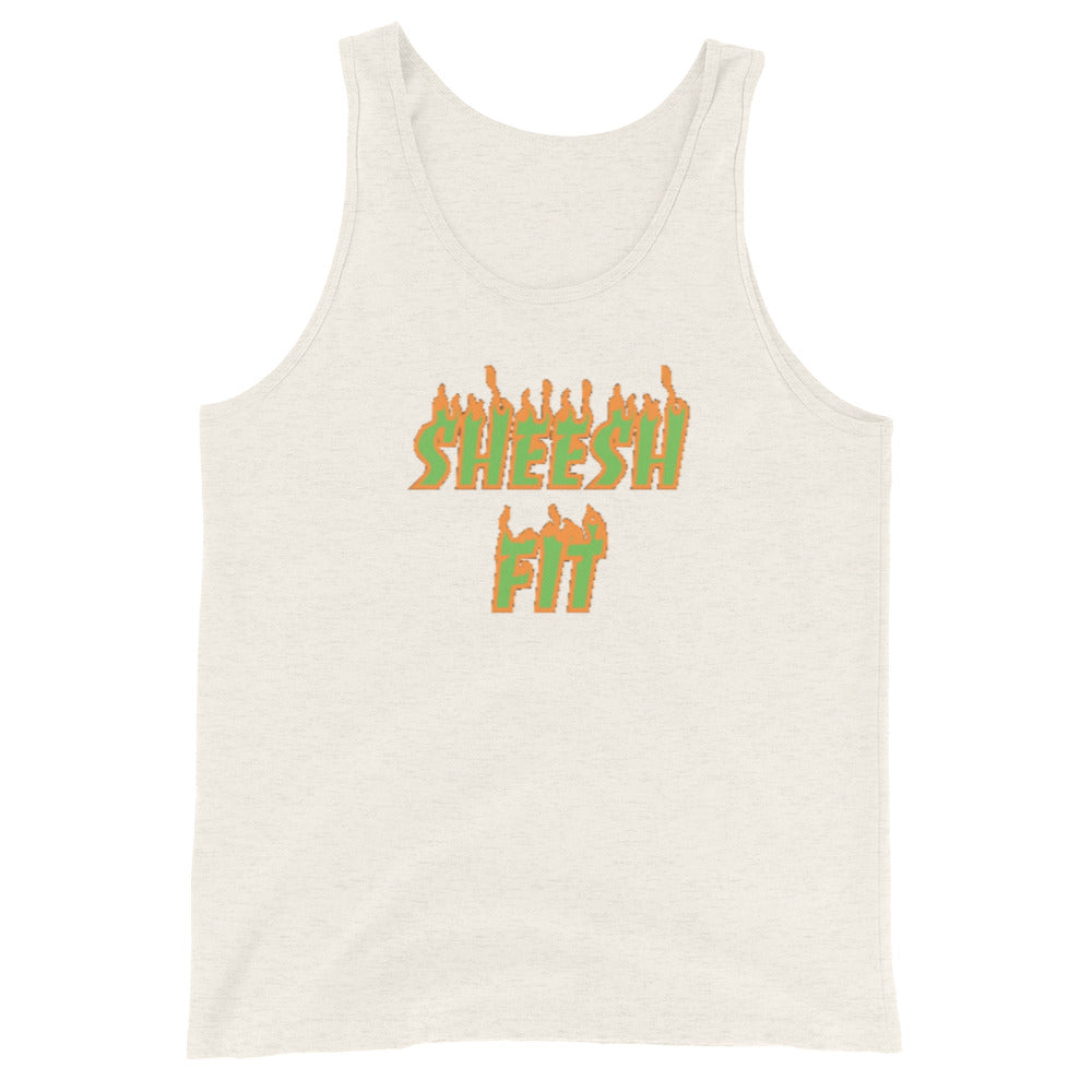 Sheesh (Green & Orange) Tanks