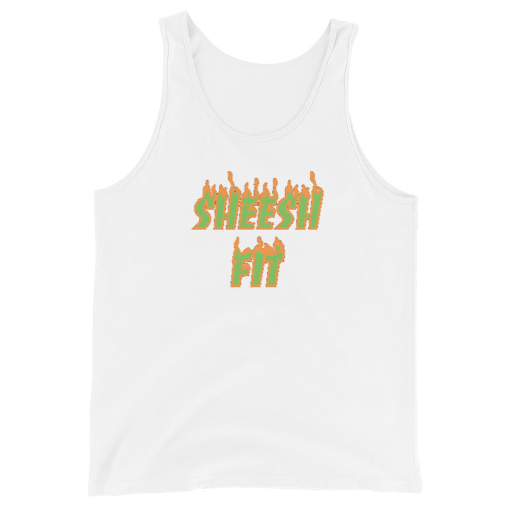 Sheesh (Green & Orange) Tanks